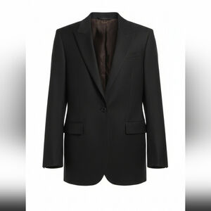 Zara Pinstripe Blazer Womens Medium Canvas Style Tailored Jacket